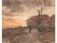 1922 Wm Edwin Atkinson Canada Watercolour After the Storm