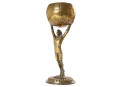 c1920 French Brass Trophy of Goalkeeper by Sculptor G Eichhorn