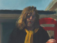 Robert Lenkiewicz and Alice Large Oil on Canvas