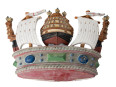 c1930 Bronze Royal Navy Ship or Establishment Naval Crown