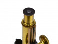 c1895 Cased Compound Brass Microscope by Baker London