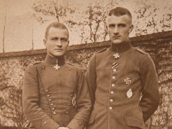 WWI Postcard of German Ace Red Baron & Brother Lothar WWI Postcard of German Ace Red Baron & Brother Lothar